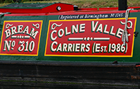 Narrow boat cabin