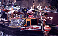 Working narrow boats - Stoke Bruerne