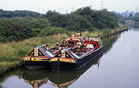 Working narrowboat pair - Hawkesbury - 1968